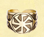 Коловрат - кольцо - украшения в древнерусском стиле - компания Кудесы