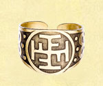 Ратиборец - перстень в древнерусском стиле от компании Кудесы